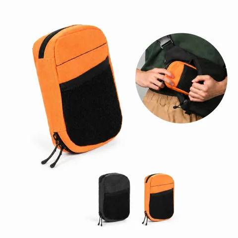 Lightweight Foldable Storage Pouch with Zipper and Clear 2