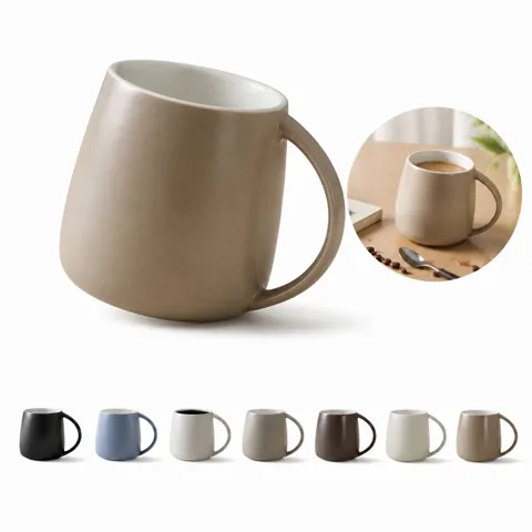 Ceramic Office Mug for Hot and Cold Drinks 2